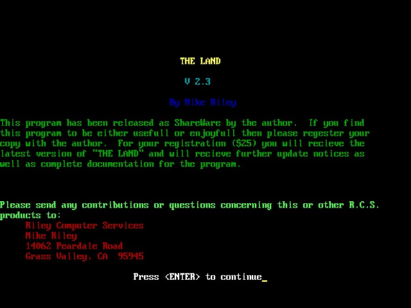 The Land